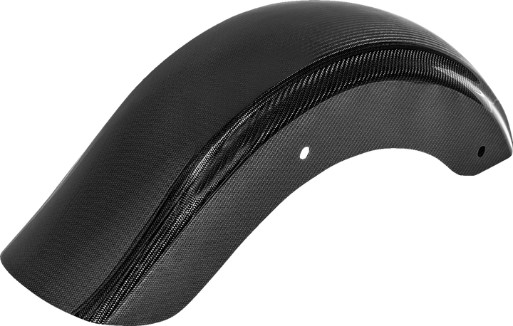 SADDLEMEN Carbon Fiber Rear Fender - Gloss - Touring '09-'25 CF-809-07-004