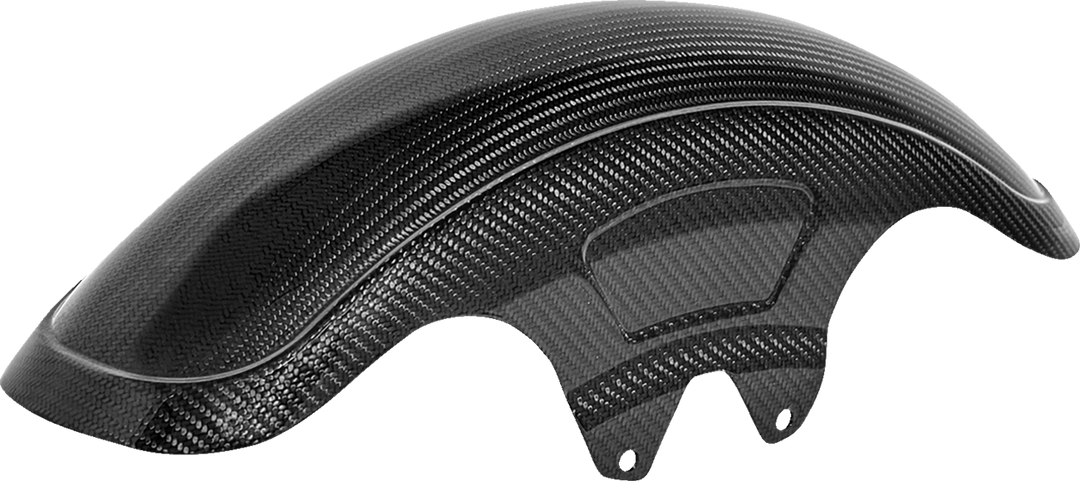 SADDLEMEN Carbon Fiber Front Fender - Gloss - Touring '14-'24 CF-814-07-004