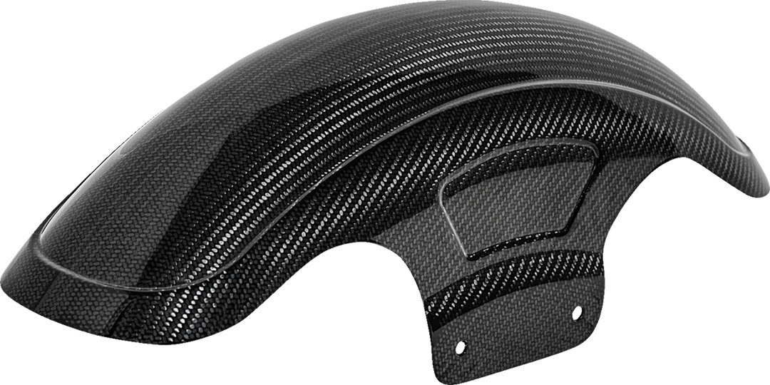 SADDLEMEN Carbon Fiber Front Fender - Gloss - Touring '23-'25 CF-823-07-001