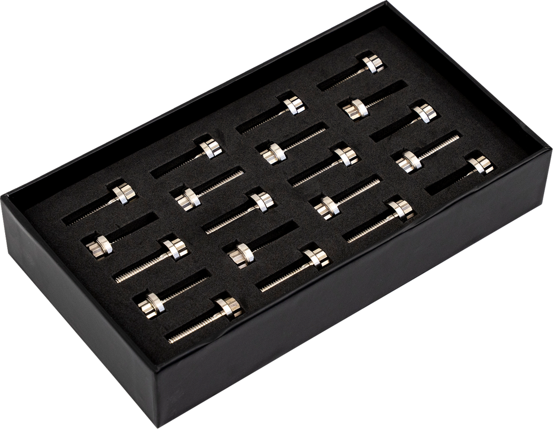 TRASK Bitchin' Bolts Hardware Kit - Titanium - M8 - Rocker Box TM-1050-D
