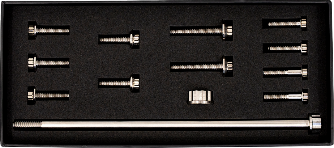 TRASK Bitchin' Bolts Hardware Kit - Titanium - M8 - Motor Mount TM-1050-E