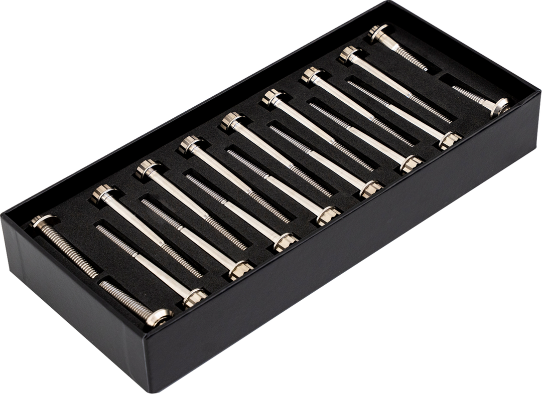 TRASK Bitchin' Bolts Hardware Kit - Titanium - M8 - Crankcase TM-1050-H