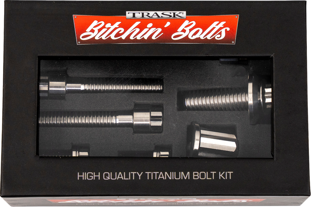 TRASK Bitchin' Bolts Hardware Kit - Titanium - M8 - Coil and Horn TM-1050-J