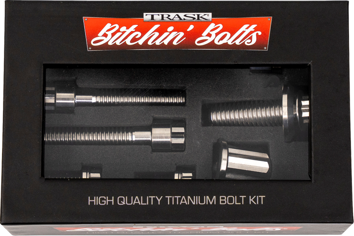 TRASK Bitchin' Bolts Hardware Kit - Titanium - M8 - Coil and Horn TM-1050-J