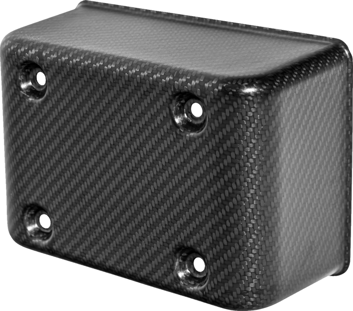 SADDLEMEN Fuse Block Cover - Carbon Fiber - Matte Black CF-899-04-003M