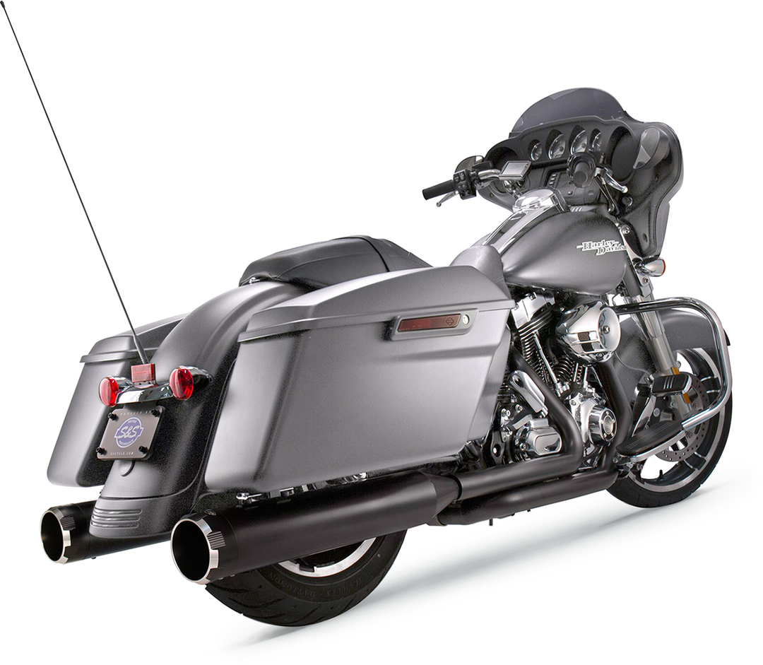 S&S CYCLE 4-1/2" MK45 Performance Mufflers - Black Thruster 550-0666