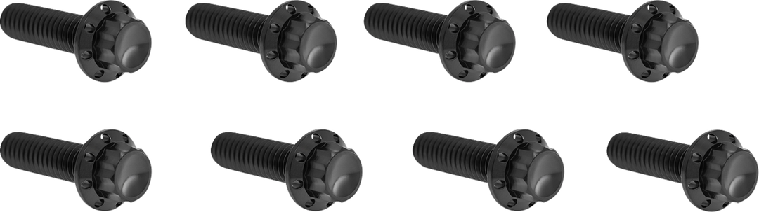 ARLEN NESS Bolt Kit - Lifter Block - 12-Point - Titanium - Black 300-936