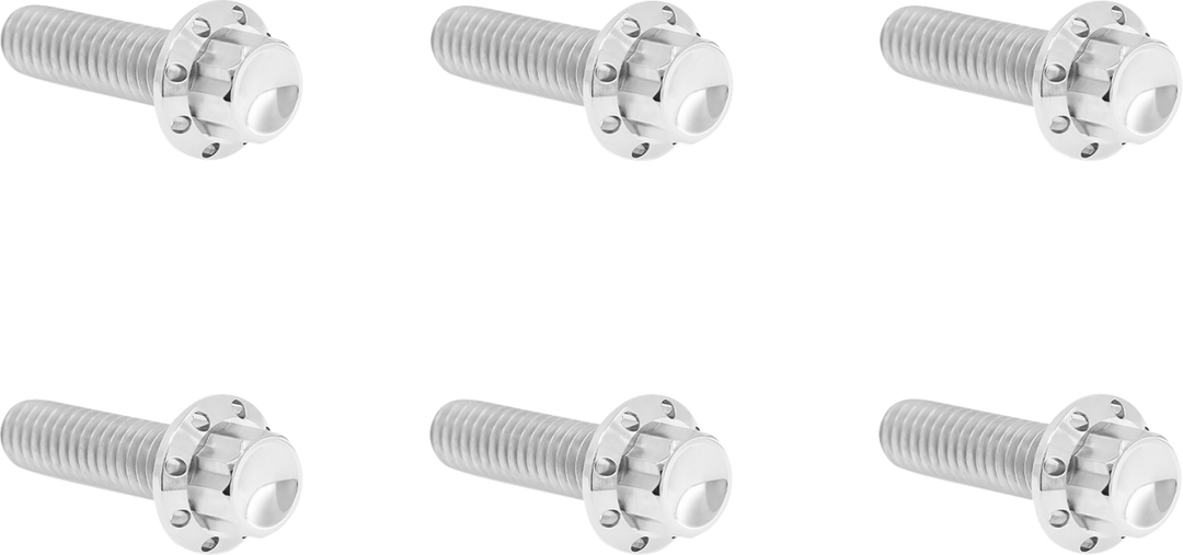 ARLEN NESS Bolt Kit - Transmission Top Cover - 12-Point - Titanium - Polished 300-947