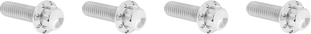 ARLEN NESS Bolt Kit - Transmission Top Cover - 12-Point - Titanium - Polished 300-977