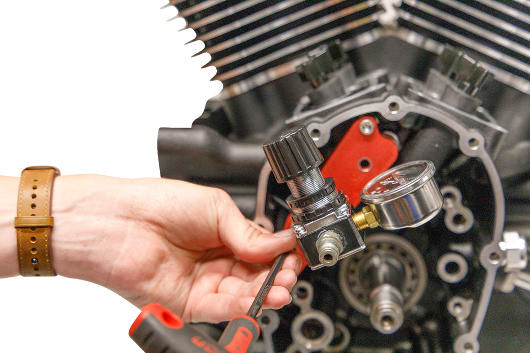 FEULING PARTS Tester - Engine Case/Piston Cooling/Jet Pressure - M8/Twin Cam 9072