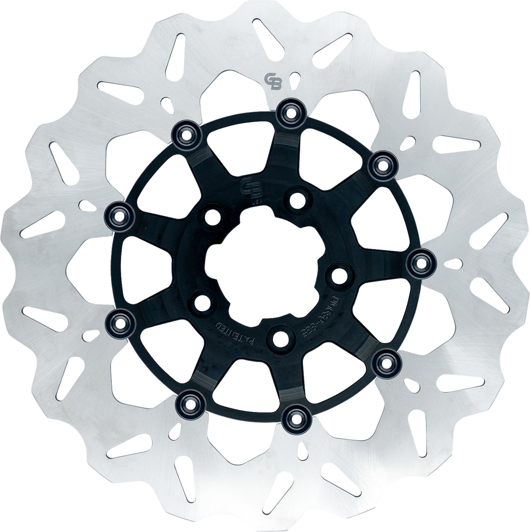 GBRAKES Brake Rotor - Rear - Black GBDU004