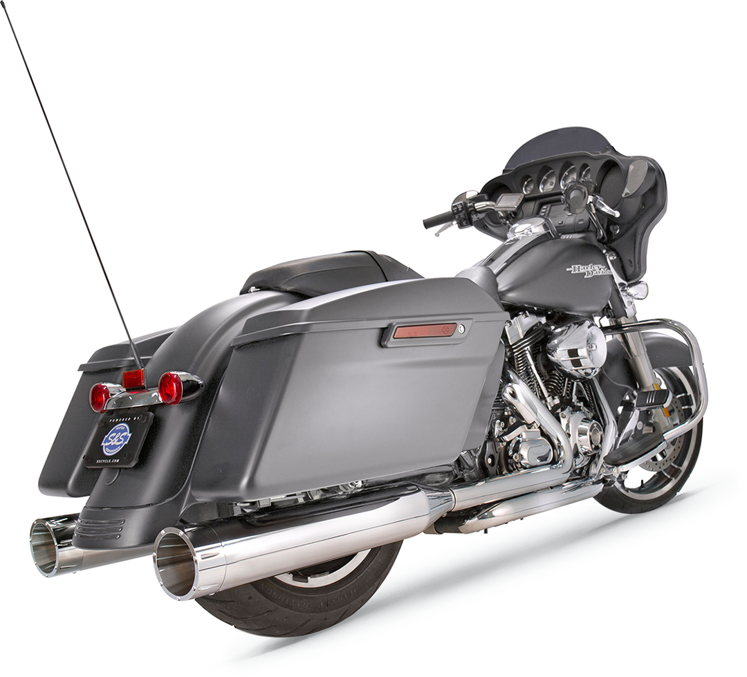 S&S CYCLE 4-1/2" MK45 Performance Mufflers - Chrome Tracer 550-0669