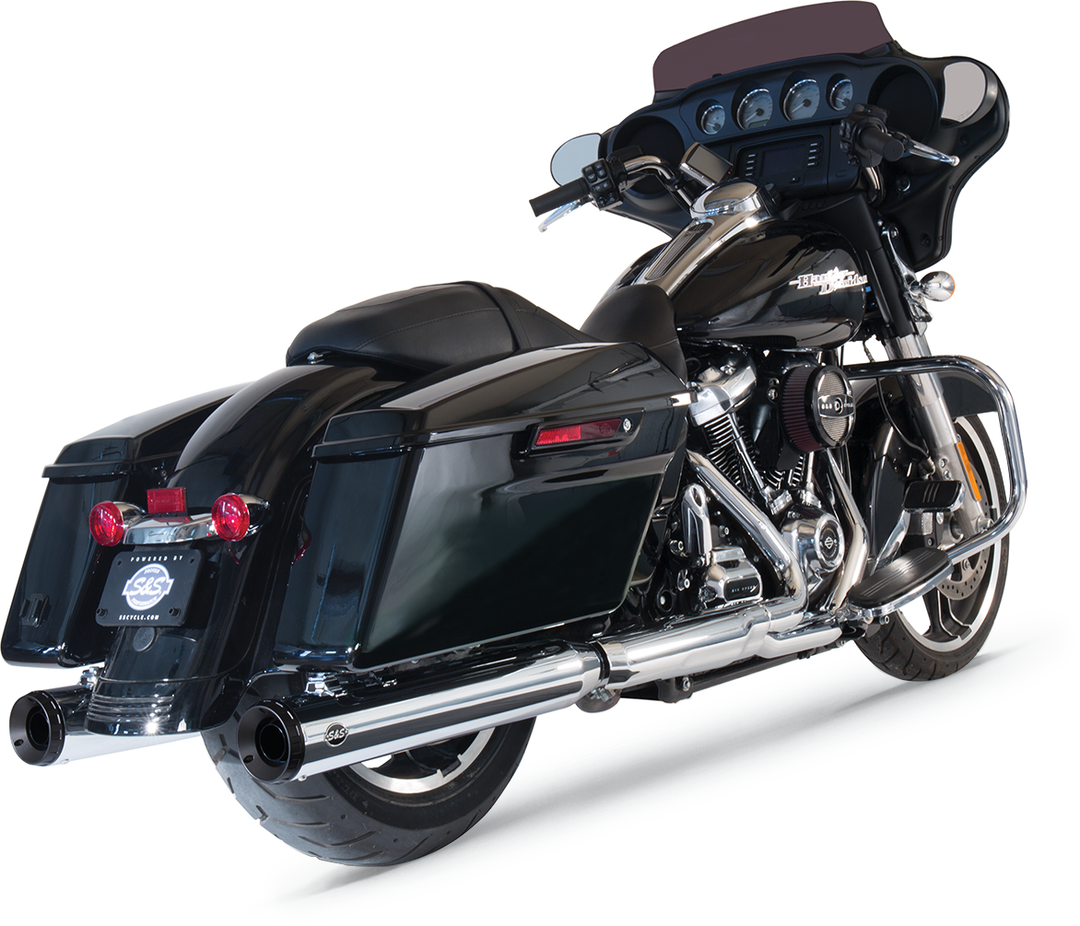 S&S CYCLE Grand National Slip-On Mufflers - Chrome - M8 FL 550-0693