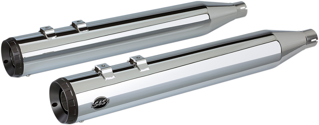 S&S CYCLE Grand National Mufflers - Twin Cam Touring - Chrome - 550-0689