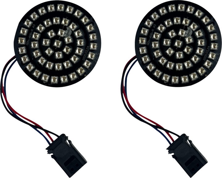 CUSTOM DYNAMICS Genesis® 4 Rear Signals - Red GEN-4-R-25ST