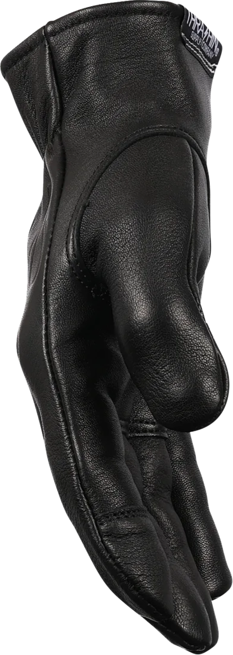 THRASHIN SUPPLY CO. Roper Leather Gloves - Black - XL TRG-01-11