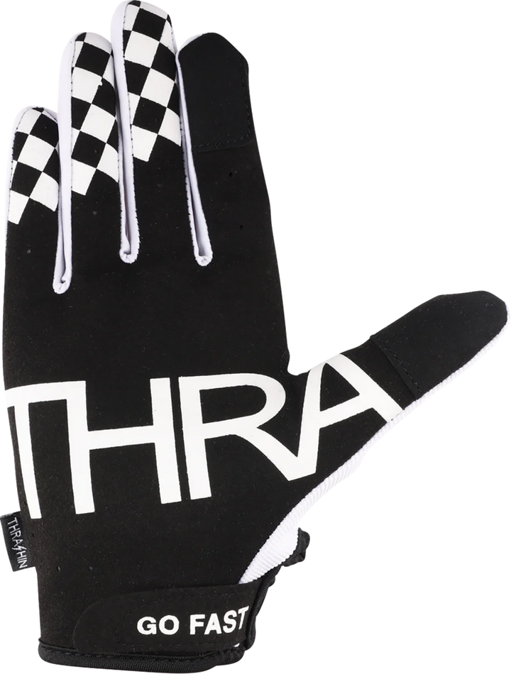 THRASHIN SUPPLY CO. Go Fast Stealth Gloves - White - 2XL SV1-10-12
