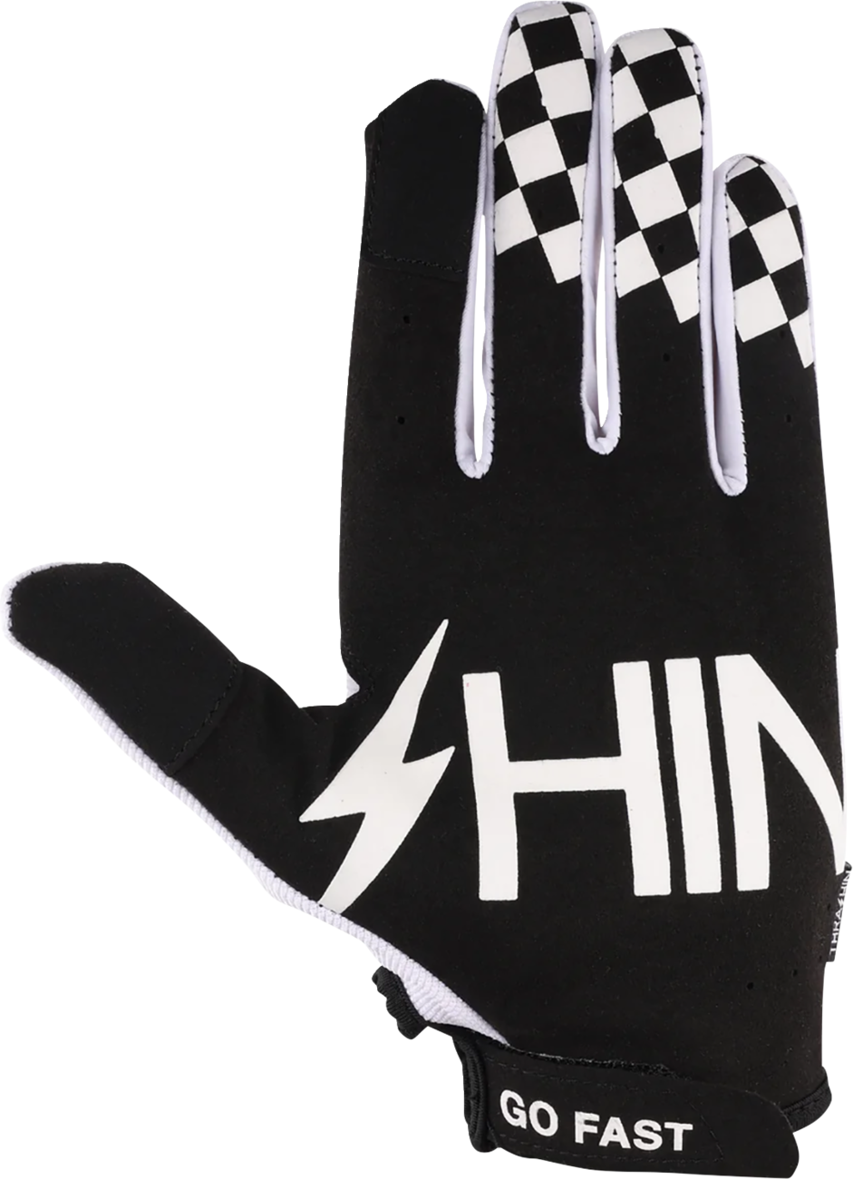 THRASHIN SUPPLY CO. Go Fast Stealth Gloves - White - 2XL SV1-10-12