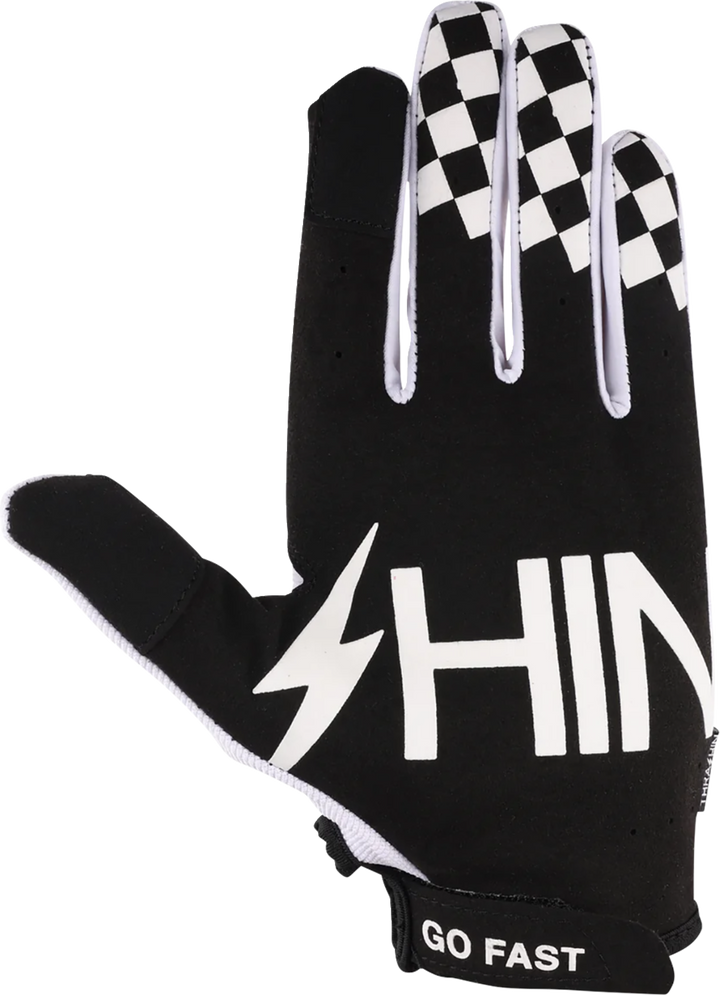 THRASHIN SUPPLY CO. Go Fast Stealth Gloves - White - 2XL SV1-10-12