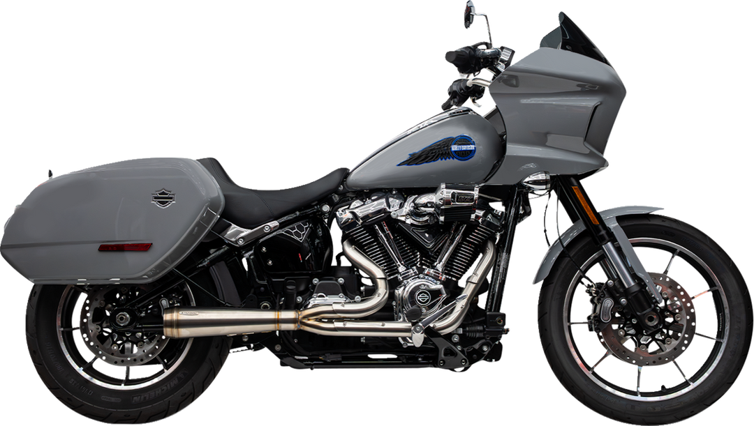 TRASK 2-into-1 Assault Exhaust System - Stainless Steel - Softail M8 TM-5054