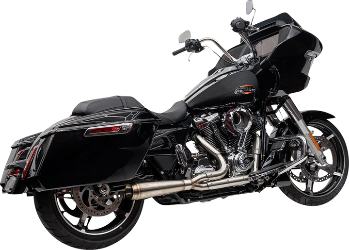 TRASK 2-into-1 Assault Exhaust System - Stainless Steel - Touring M8 TM-5011