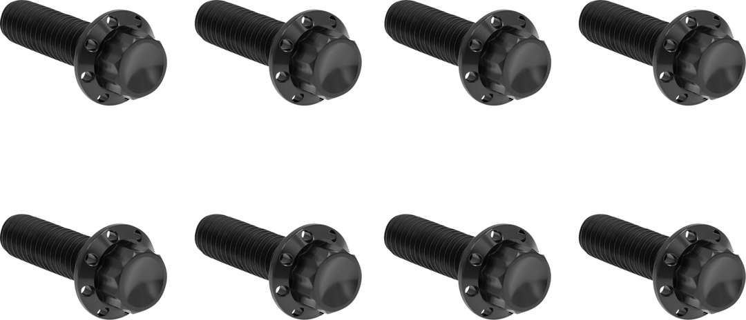ARLEN NESS Bolt Kit - Trap Door - Titanium - 12-Point - M8 - Black 300-710