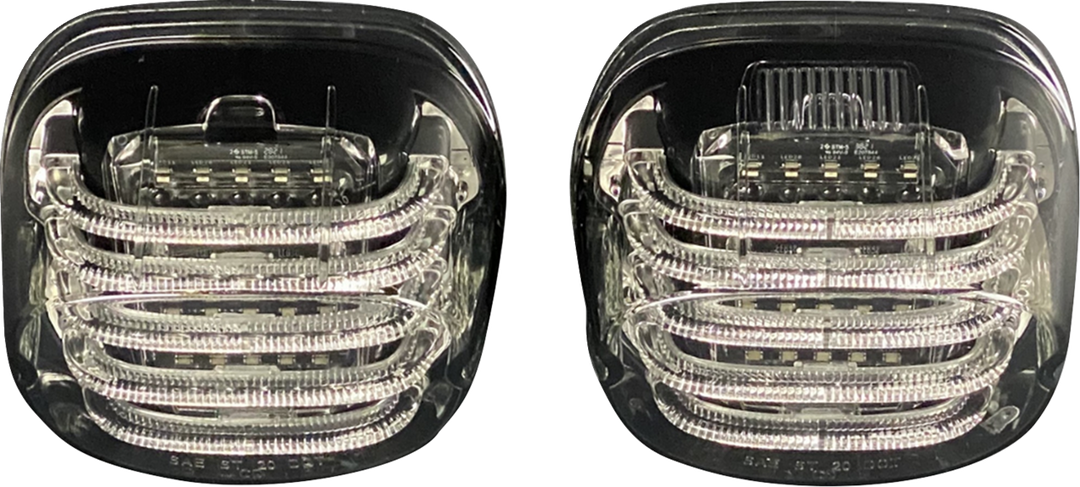CUSTOM DYNAMICS ProBEAM® LED Taillight - Squareback - Smoke - FLRT/FLTRT TRIKE-KIT-3S