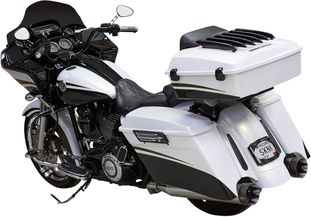 S&S CYCLE Shadow Muffler Kit - Chrome - '09-'16 FL 550-0829