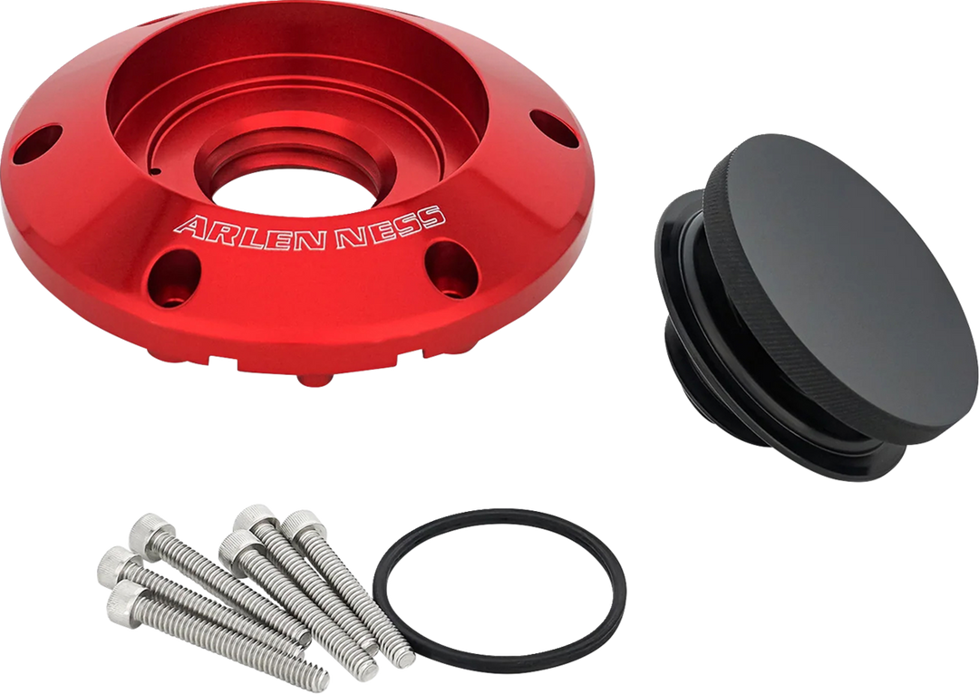 ARLEN NESS Pop-Up Gas Cap - Red 701-022