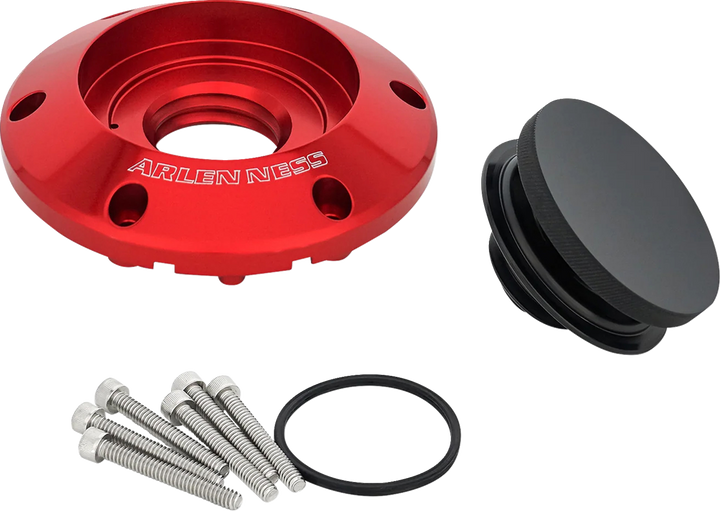 ARLEN NESS Pop-Up Gas Cap - Red 701-022