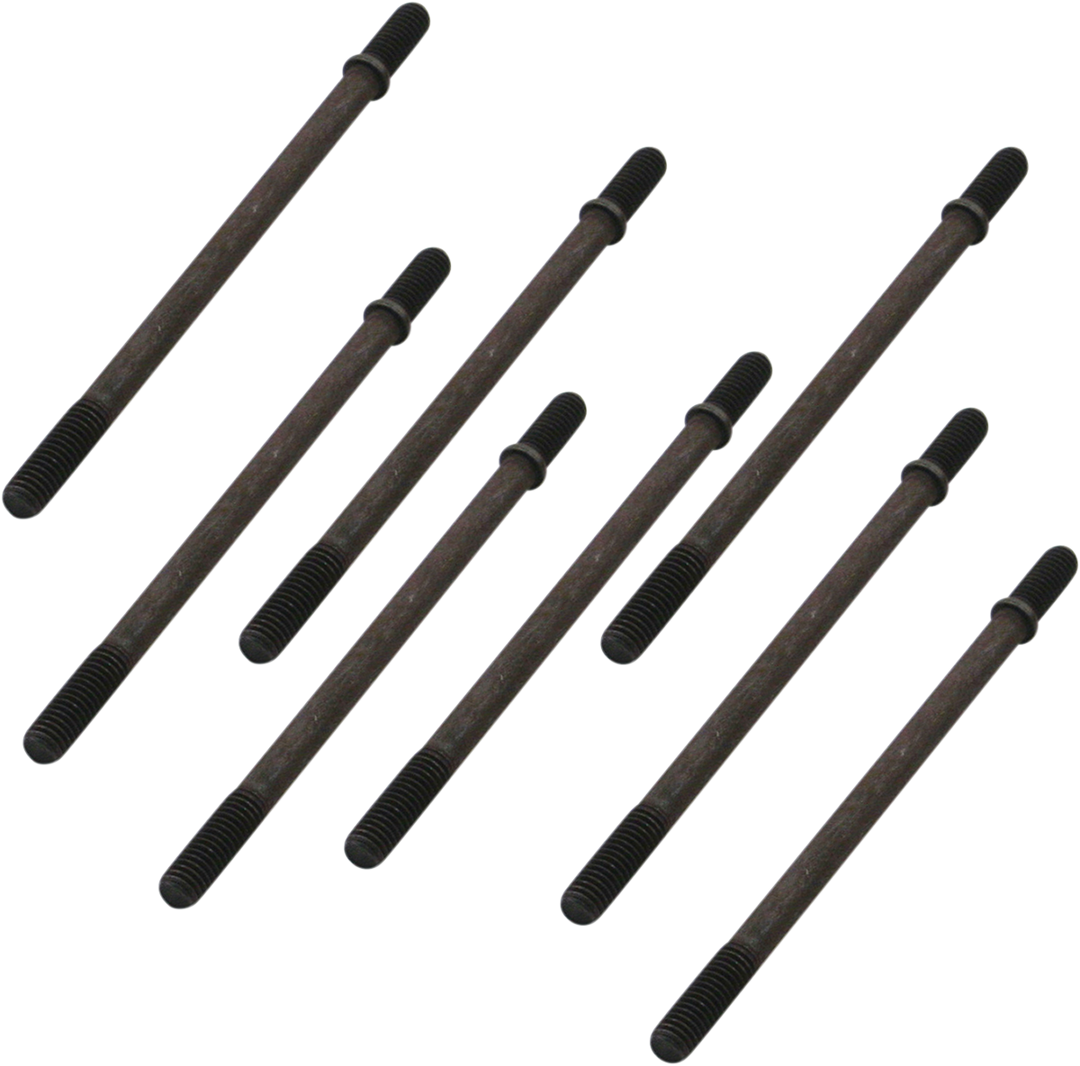 S&S CYCLE Cylinder Studs - 3/8-16 x 6.680" - 8 Pack - Evolution Big Twin 31-2321