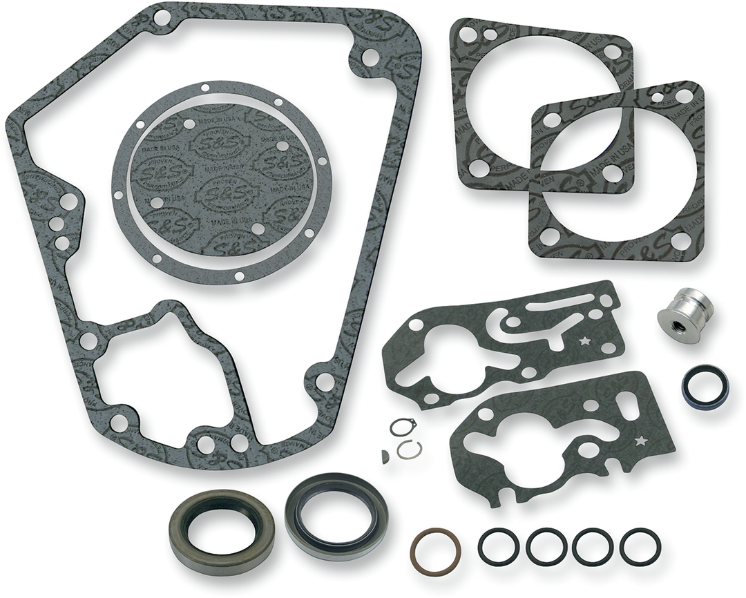 S&S CYCLE Lower End Gasket Kit - 4" and 4.125" Super Side Winder Plus 31-2068