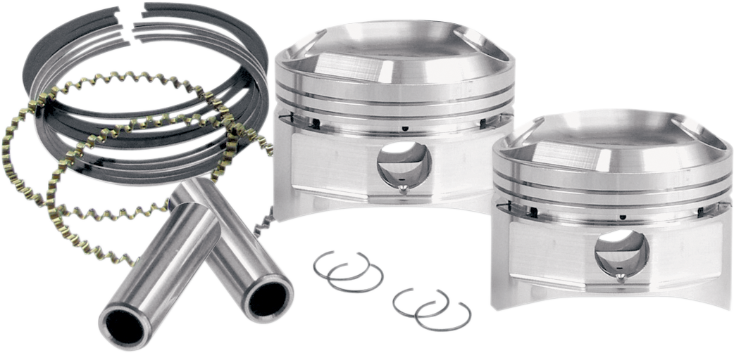 S&S CYCLE Piston Kit - For 88"/93"/96" Super Stock® Heads - 3.625" - +0.020" 92-1062