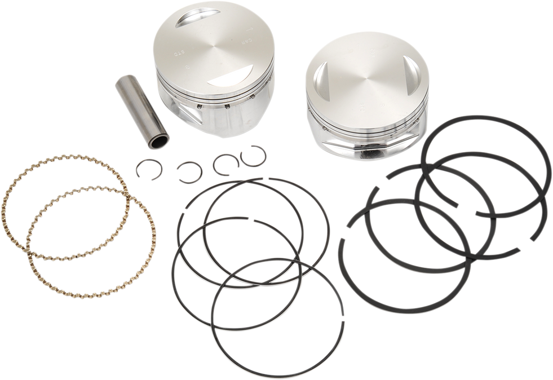 S&S CYCLE Piston Kit - For 100"/107" Super Sidewinder® - 4.000" - Standard 92-1400