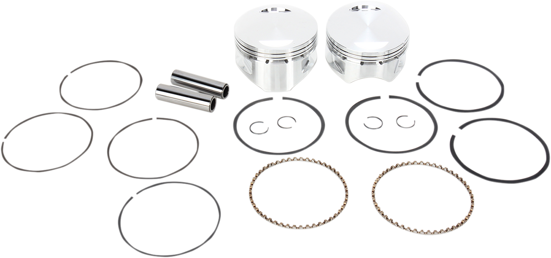 S&S CYCLE Piston Kit - For 113" Super Sidewinder® - 4.000" - Standard 92-1410