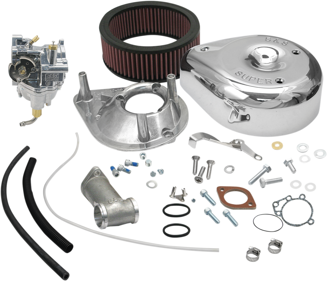 S&S CYCLE Super E Carburetor Kit with Manifold - Panhead 11-0401