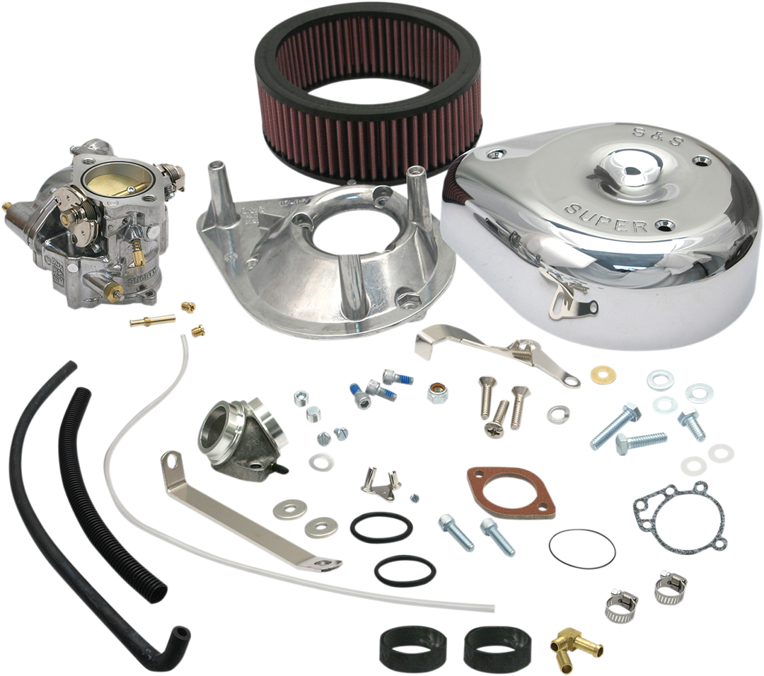 S&S CYCLE Super E Carburetor Kit with Manifold - Sportster 11-0404