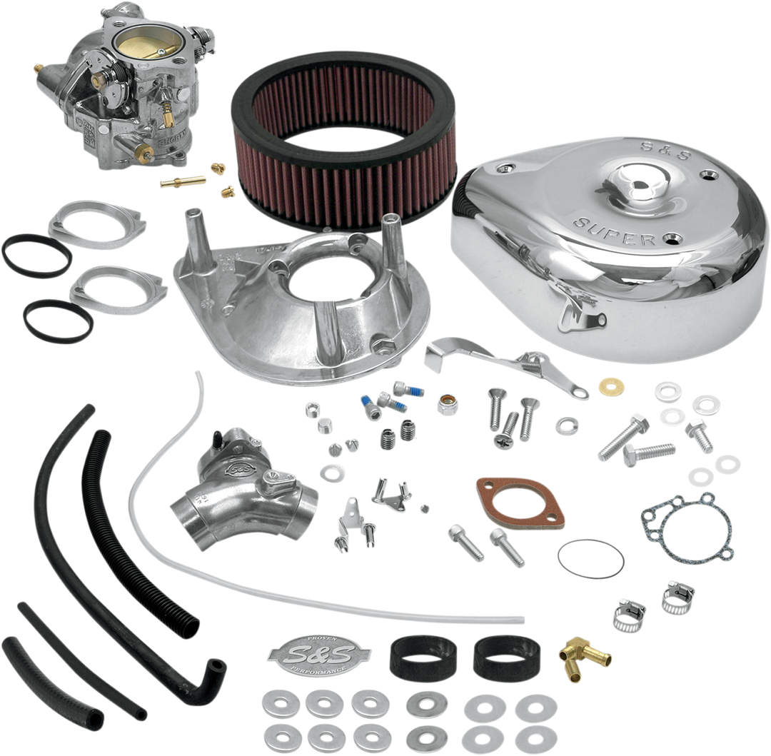 S&S CYCLE Super E Carburetor Kit with Manifold - Big Twin 11-0407