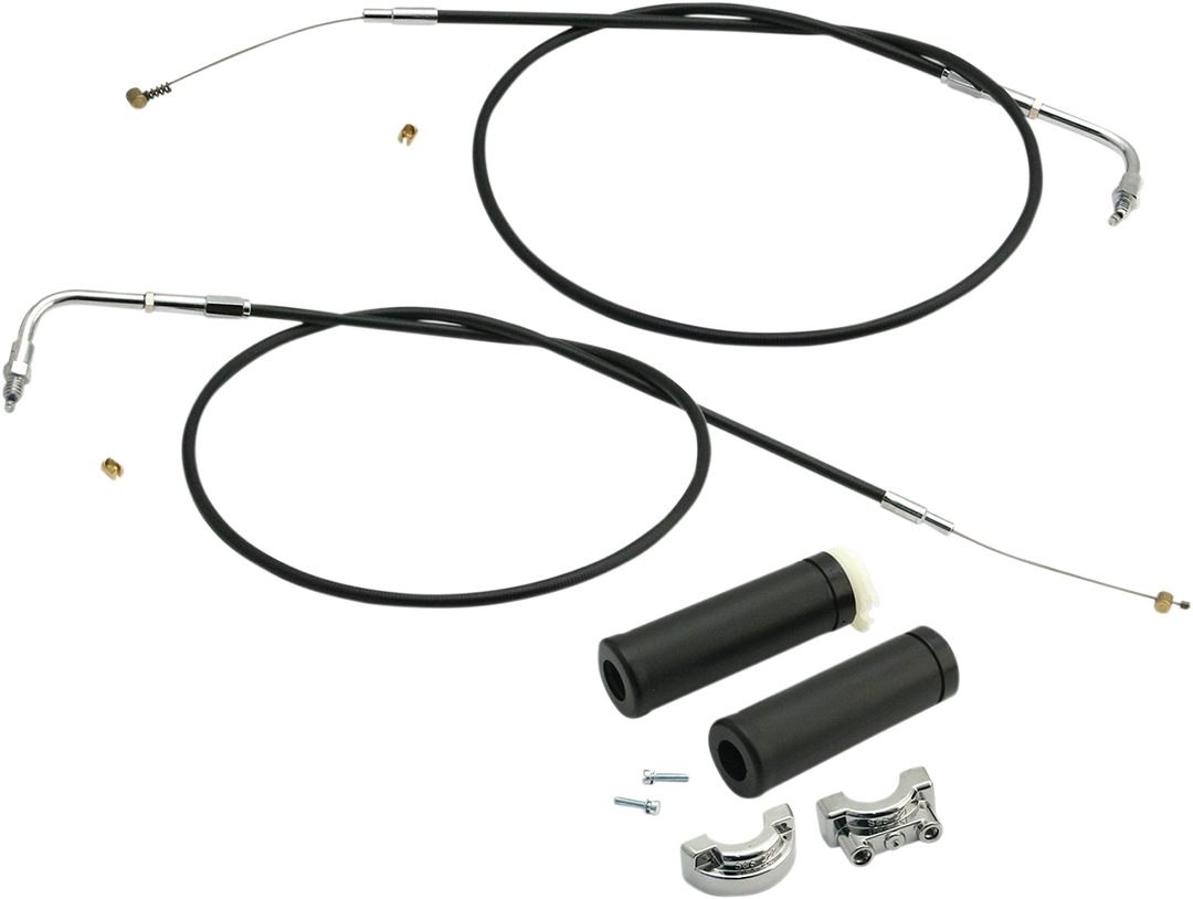 S&S CYCLE Dual-Cable Throttle Assembly Kit - 48" - E&G Carbs 19-0449