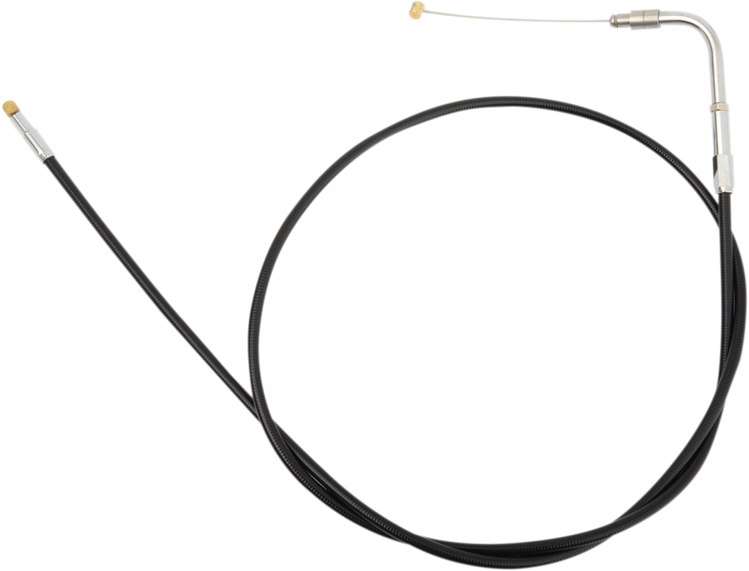 S&S CYCLE Black Vinyl Throttle Cable - 48" - Black 19-0464