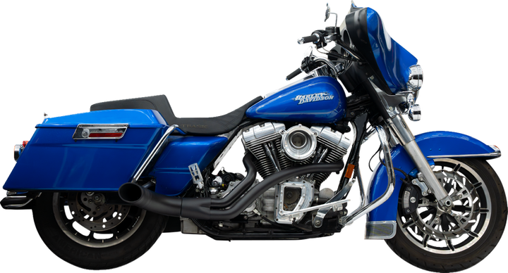 TRASK 2-into-1 Up Yours Exhaust System - Twin Cam - Black TM-5740BK