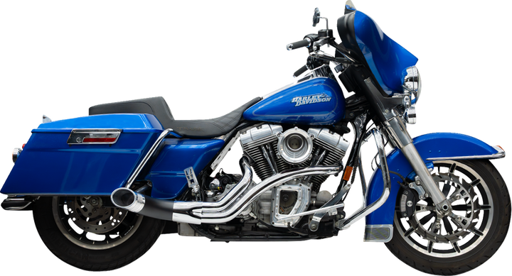 TRASK 2-into-1 Up Yours Exhaust System - Twin Cam - Chrome TM-5740CH