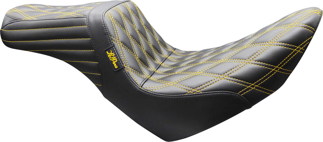 LE PERA Tailwhip Seat - Double Diamond - Gold Stitch - FL/FX '18-'26 LYR-580DD-GD02