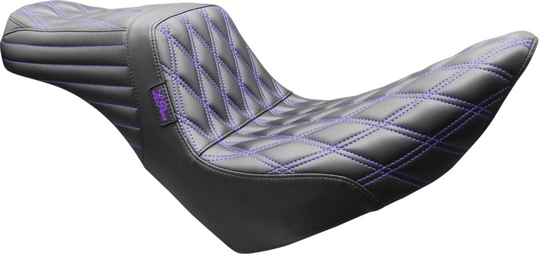 LE PERA Tailwhip Seat - Double Diamond - Purple Stitch - FL/FX '18-'26 LYR-580DD-P01