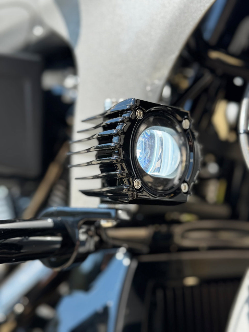 CUSTOM DYNAMICS Fog Light - White/Clear - Harley-Davidson® SD-FOG-1W