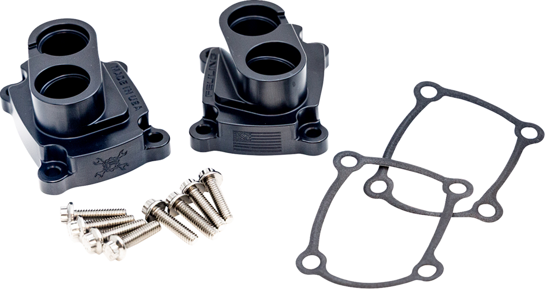 FEULING PARTS Lifter Block Covers - Black - '17-'25 M8 9196