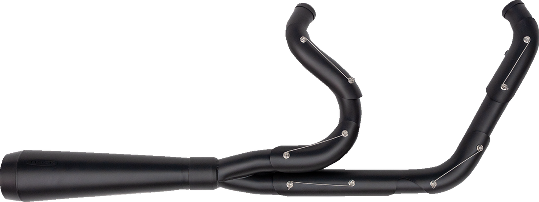 TRASK 2-into-1 Assault Exhaust System - Full Black on Black TM-5011BKBK