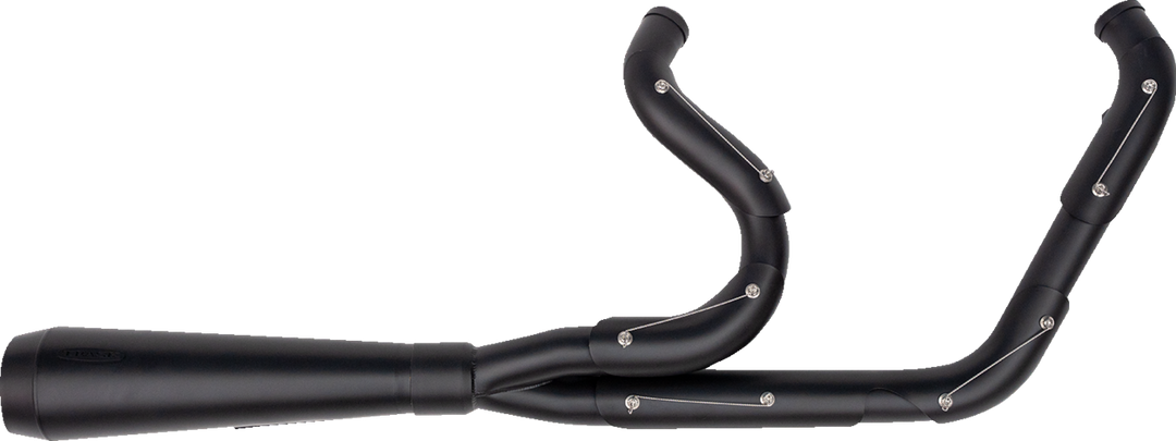 TRASK 2-into-1 Assault Exhaust System - Full Black on Black TM-5054BKBK