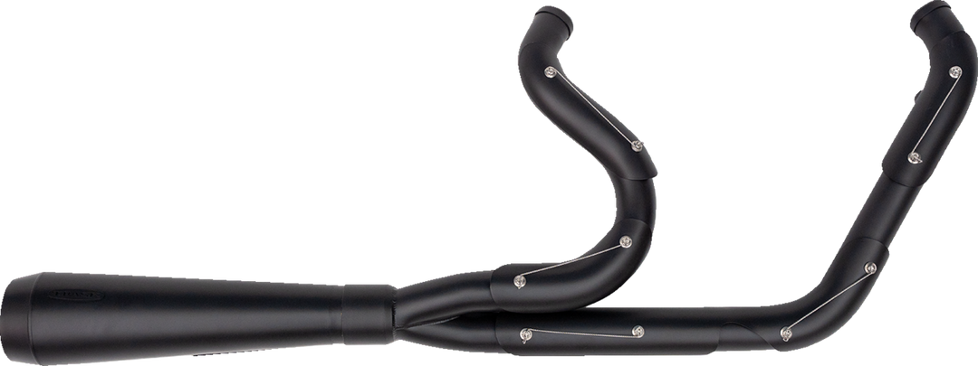 TRASK 2-into-1 Assault Exhaust System - Full Black on Black TM-5052BKBK