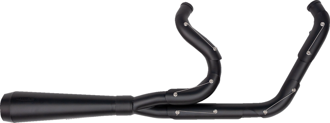 TRASK 2-into-1 Assault Exhaust System - Full Black on Black TM-5060BKBK